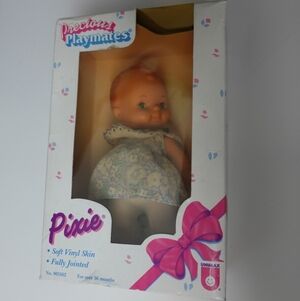 Pixie Doll in Pink Bow Dress
